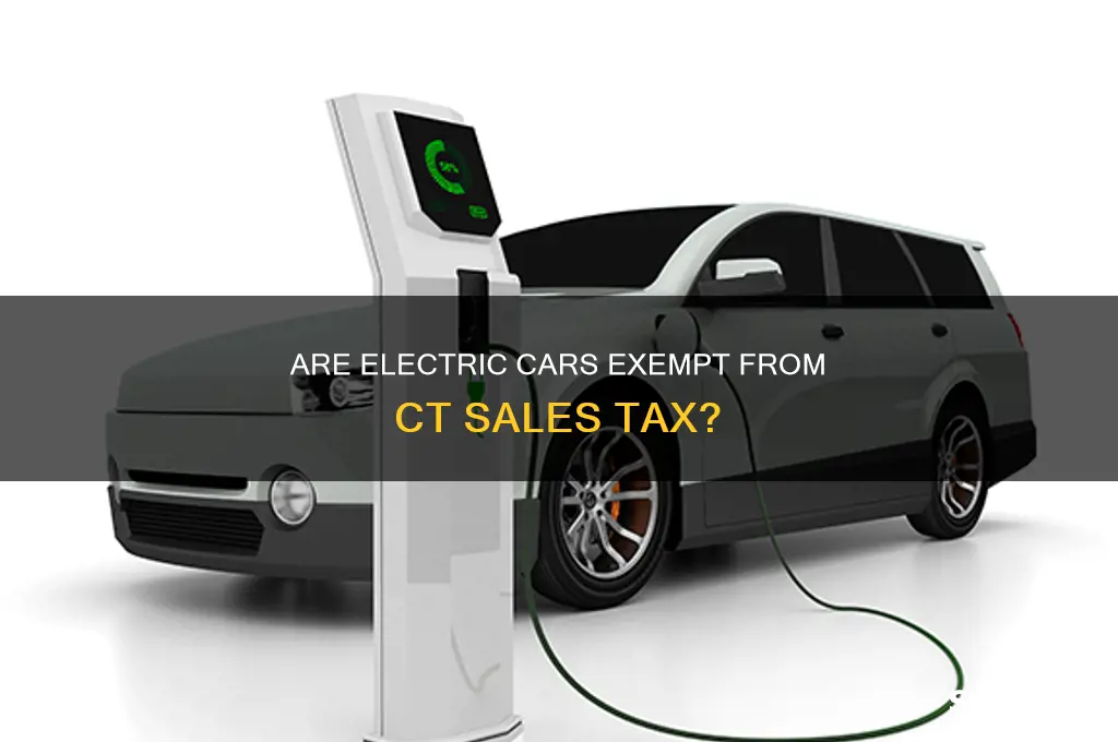 does ct charge sales tax on electric cars