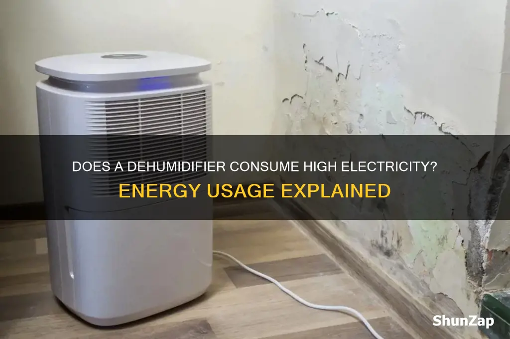 does dehumidifier use a lot of electricity