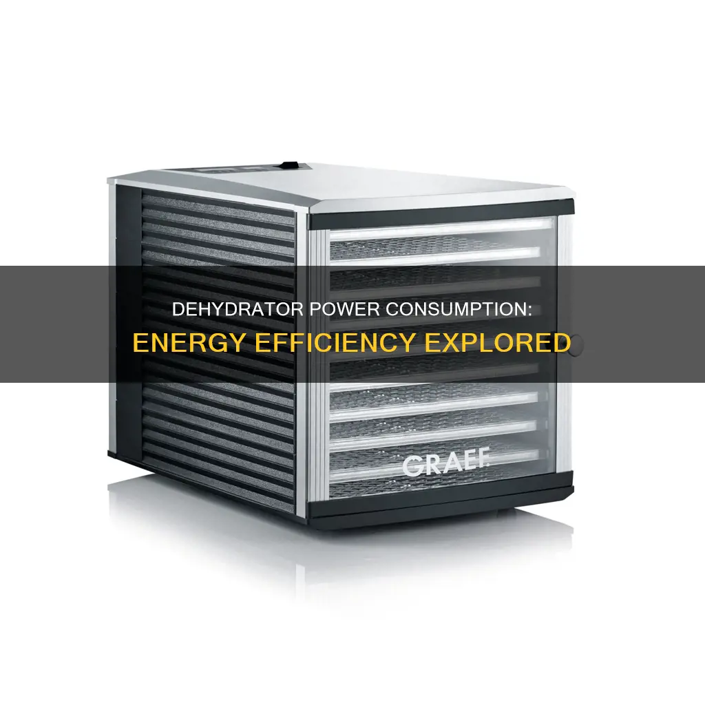 does dehydrator consume a lot of electricity