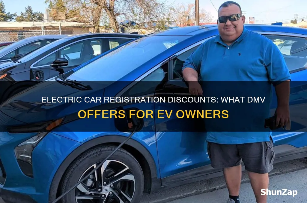does dmv have electric car registration discount