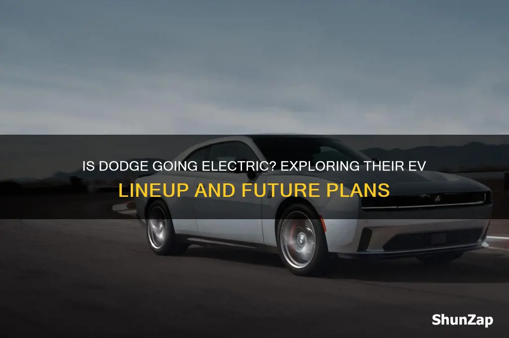 does dodge have an electric car