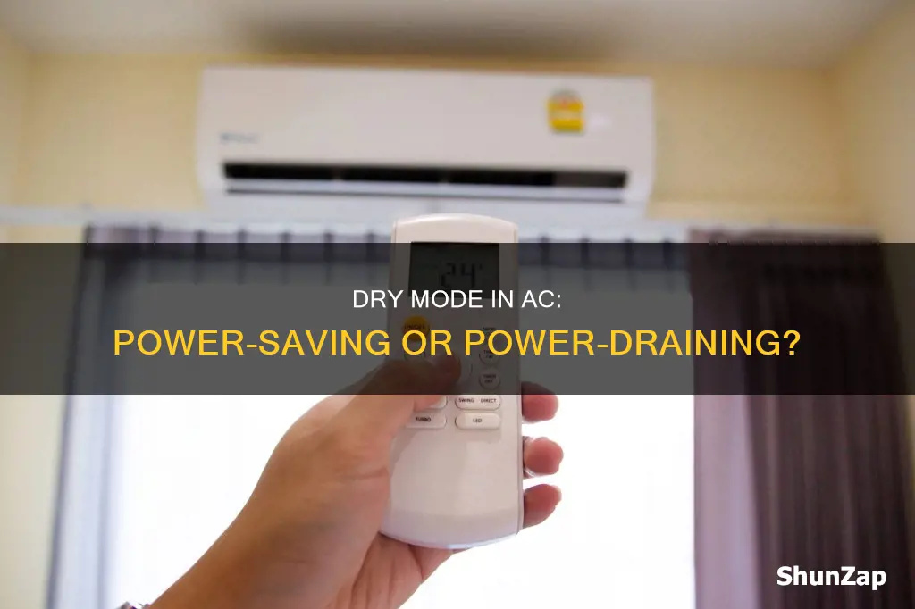 does dry mode in ac save electricity