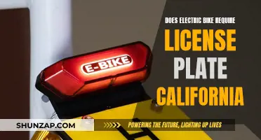 Electric Bike License Plate Requirements in California: What You Need to Know