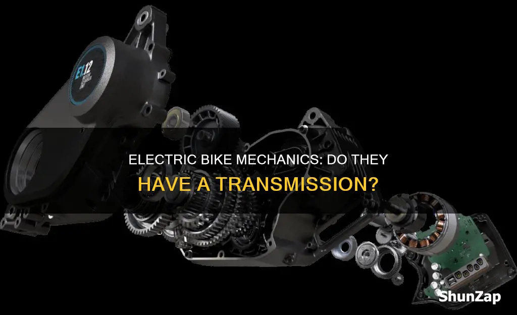 does electric bikes have a transmission