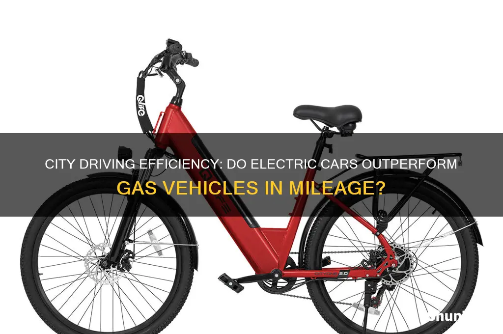 does electric car have better mileage in the city