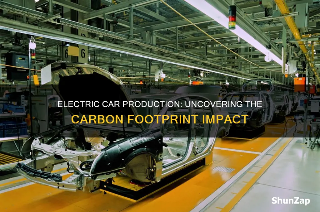 does electric car production carbon footprint