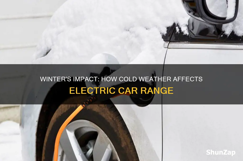 does electric car range decrease in winter