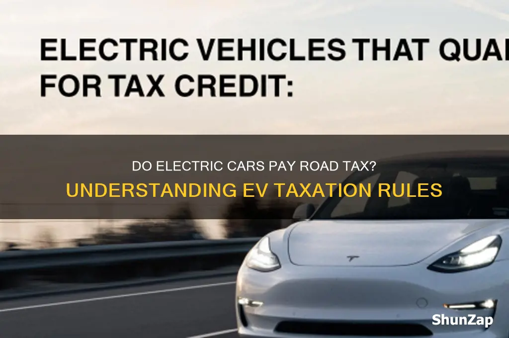 does electric cars pay road tax