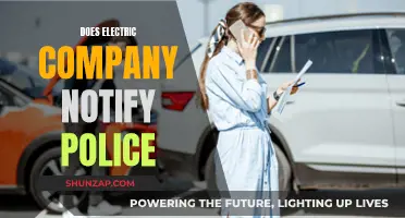 Electric Company and Police: When Do They Notify?