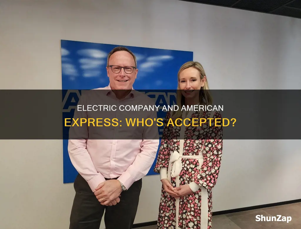 does electric company take american express