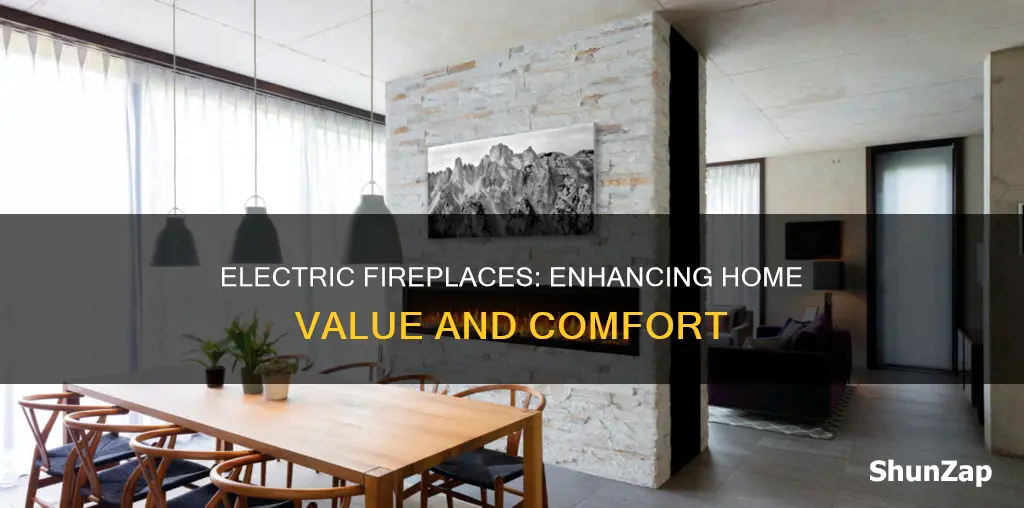 does electric fireplace add value to home
