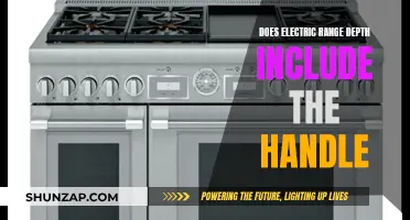 How Deep Is Your Electric Range? Handle Included?