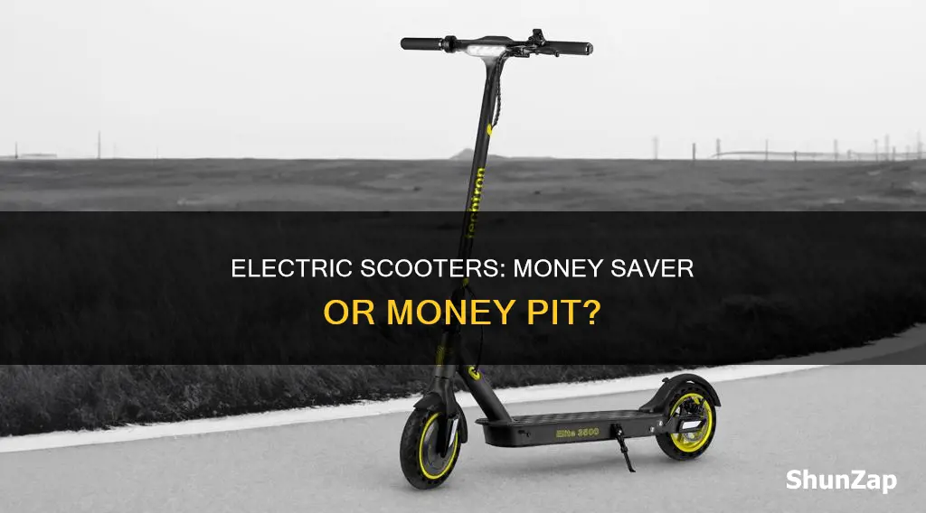does electric scooter really save any money