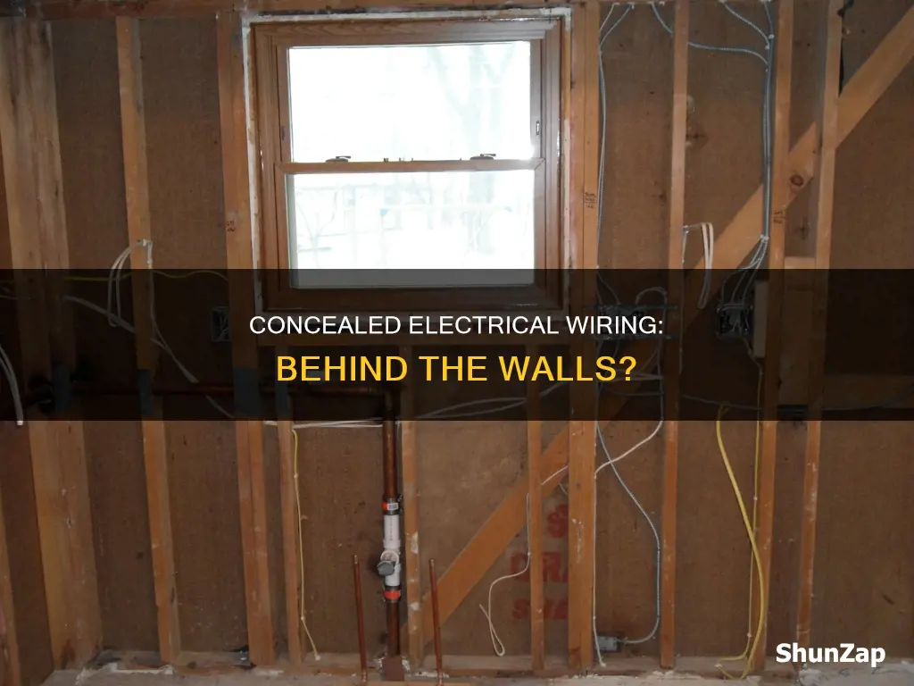 does electrical have to run behind walls