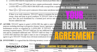 Electrical Work: What's Covered in Your Rental Agreement?