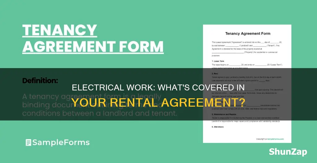 does electrical included in your rental agreement