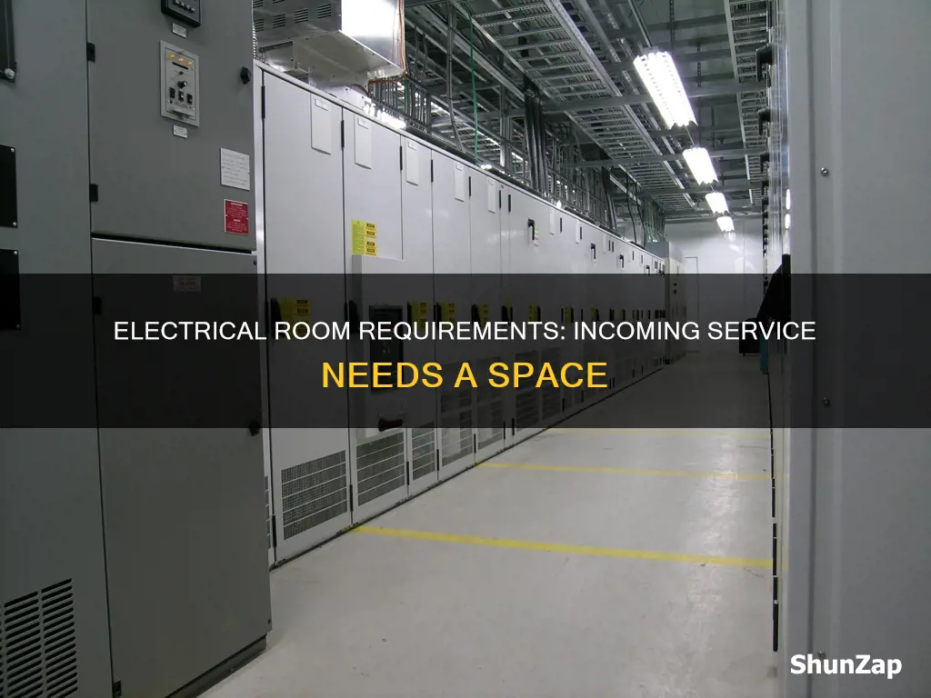 does electrical incoming service require a room