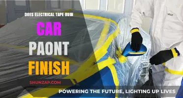 Does Electrical Tape Damage Car Paint Finish? A Detailed Analysis