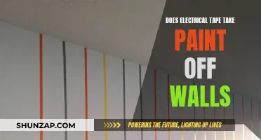 Electrical Tape: Removing Paint from Walls Without a Trace