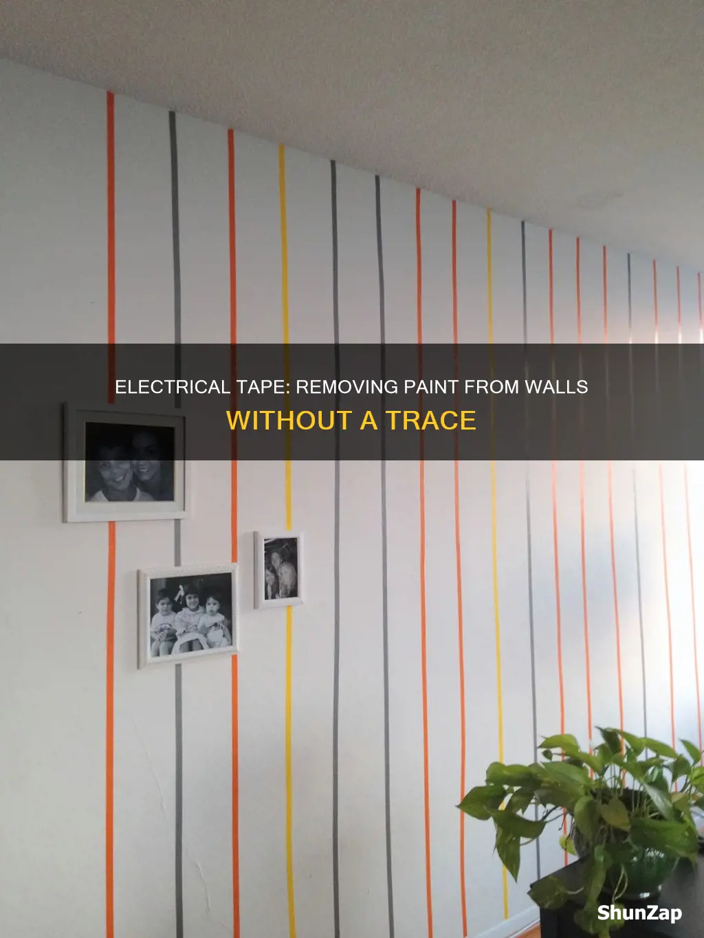 does electrical tape take paint off walls