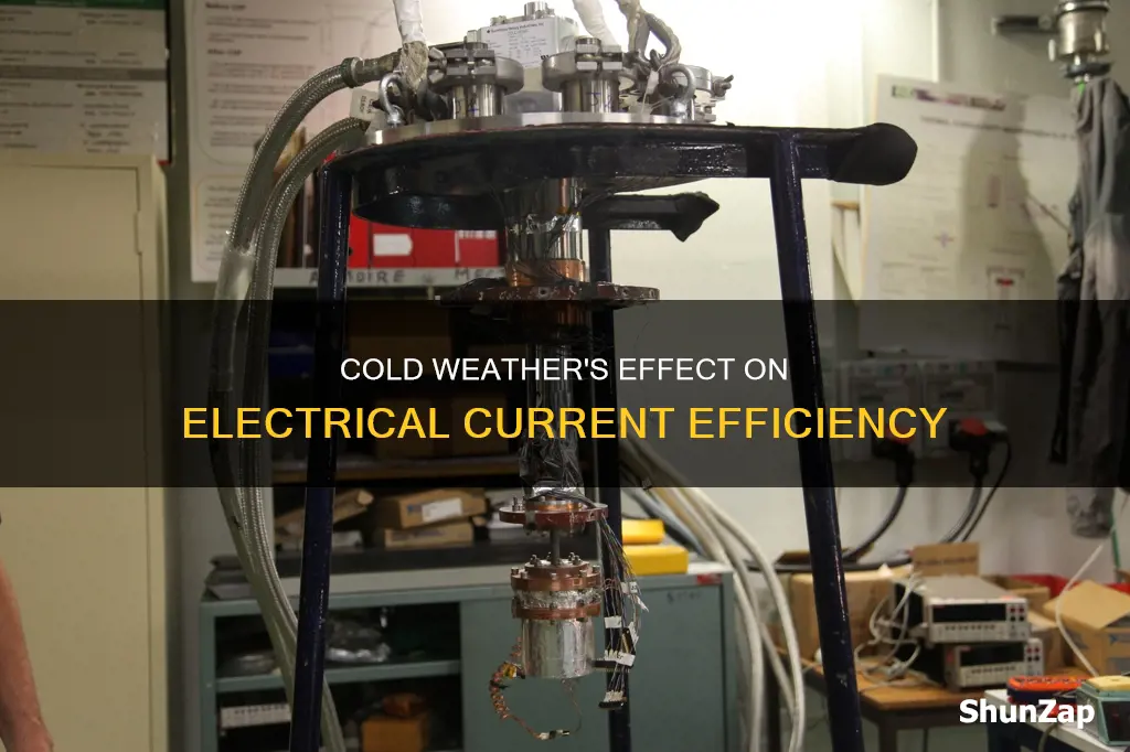 does electricity move better in the cold