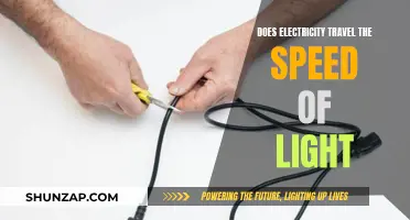 Electricity's Speed: As Fast as Light?