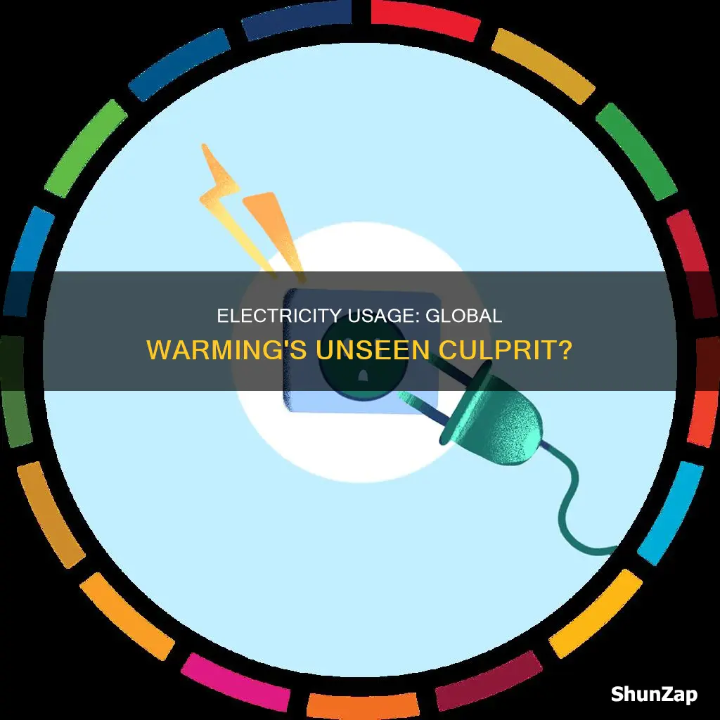 does electricity usage lead to global warming