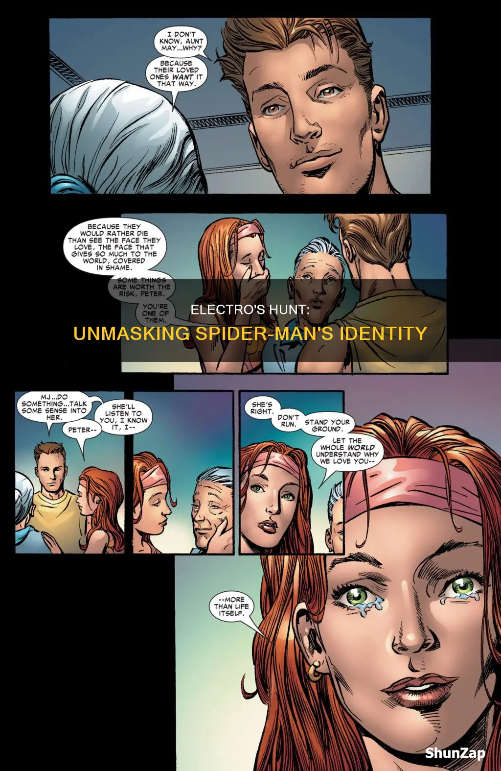 does electro find out who spiderman is