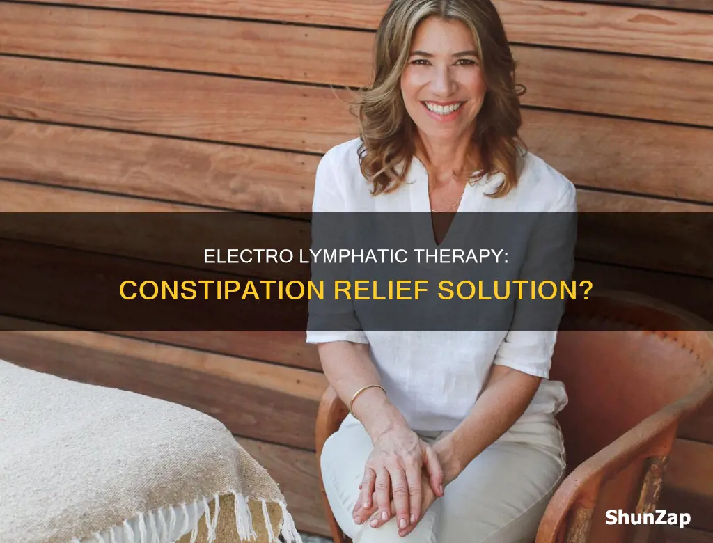 does electro lymphatic therapy help with constipation