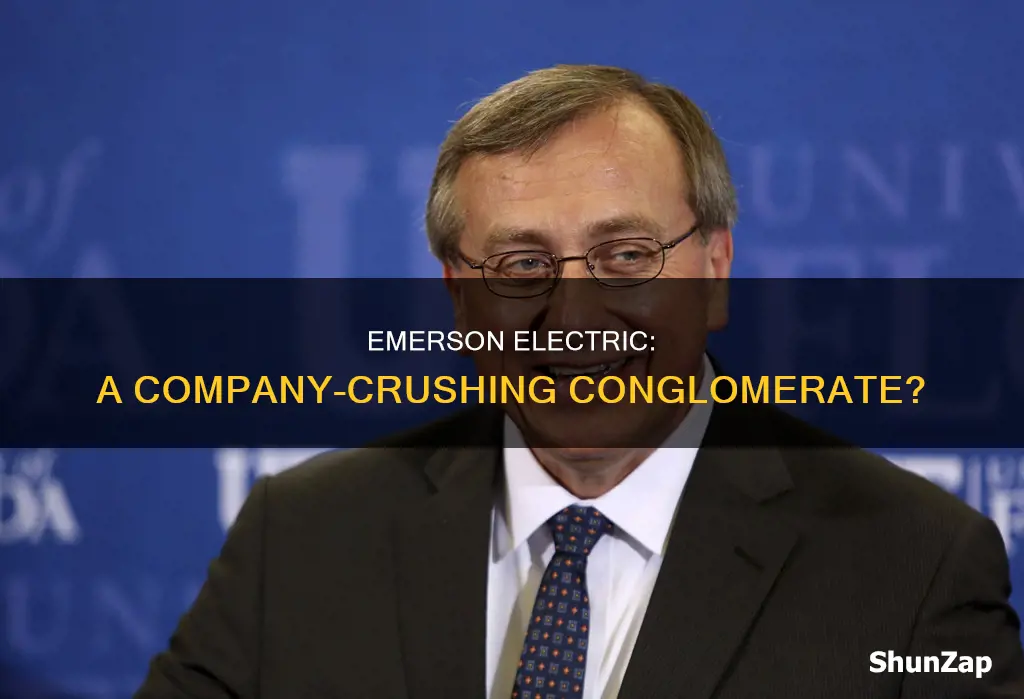 does emerson electric ruin companies