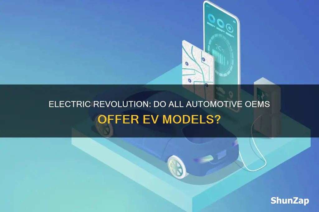 does every automotive oem have an electric car