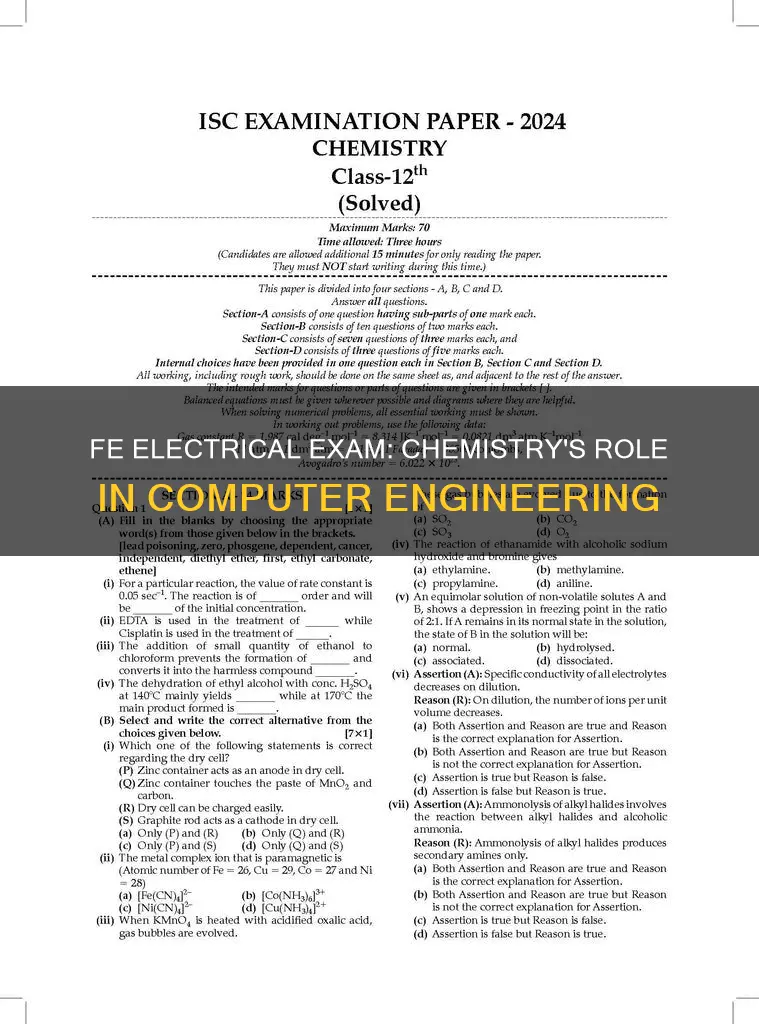 does fe electrical and computer contain chemistry