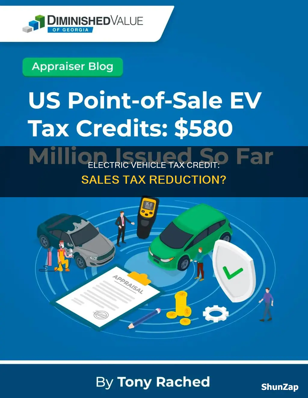 does federal electric vehicle tax credit reduce sales tax