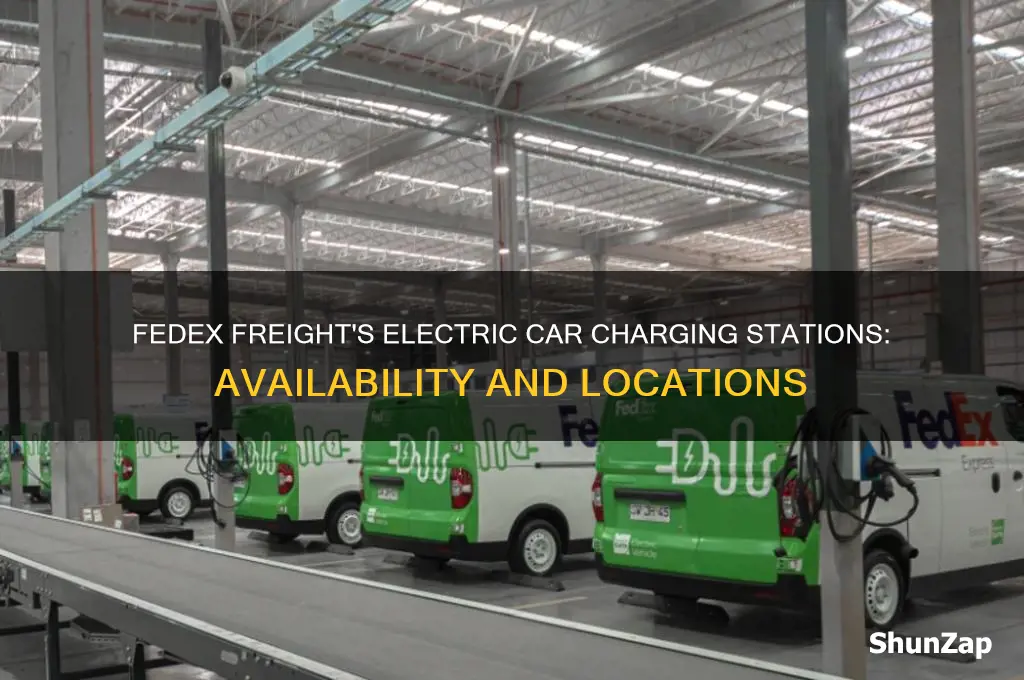 does fedex freight have an electric car charging station
