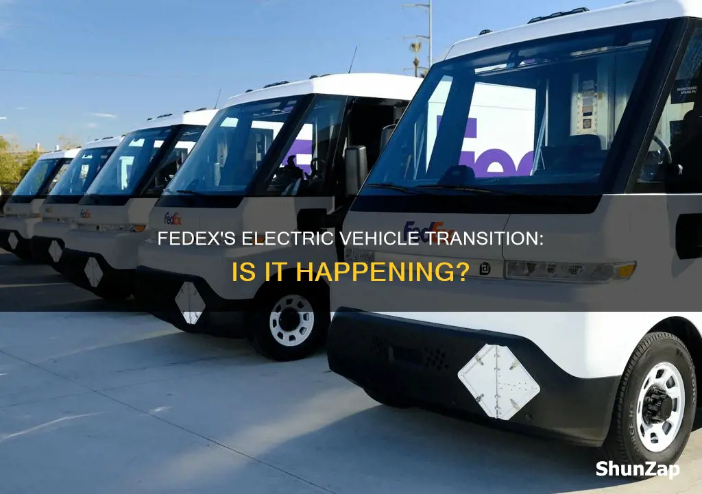 does fedex have electric vehicles