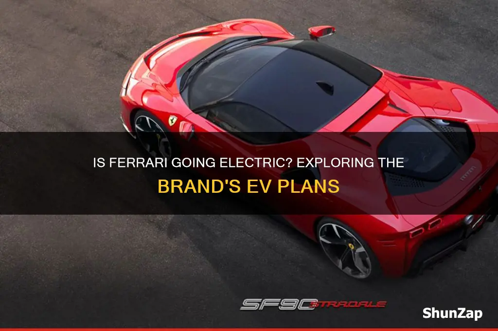 does ferrari have an electric car