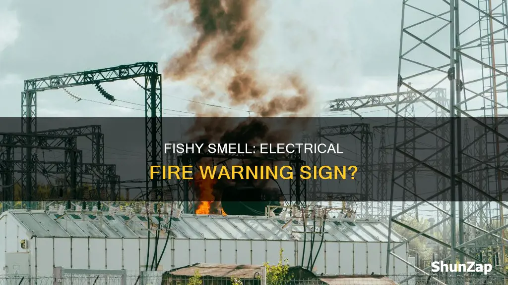 does fish smell mean electrical fire