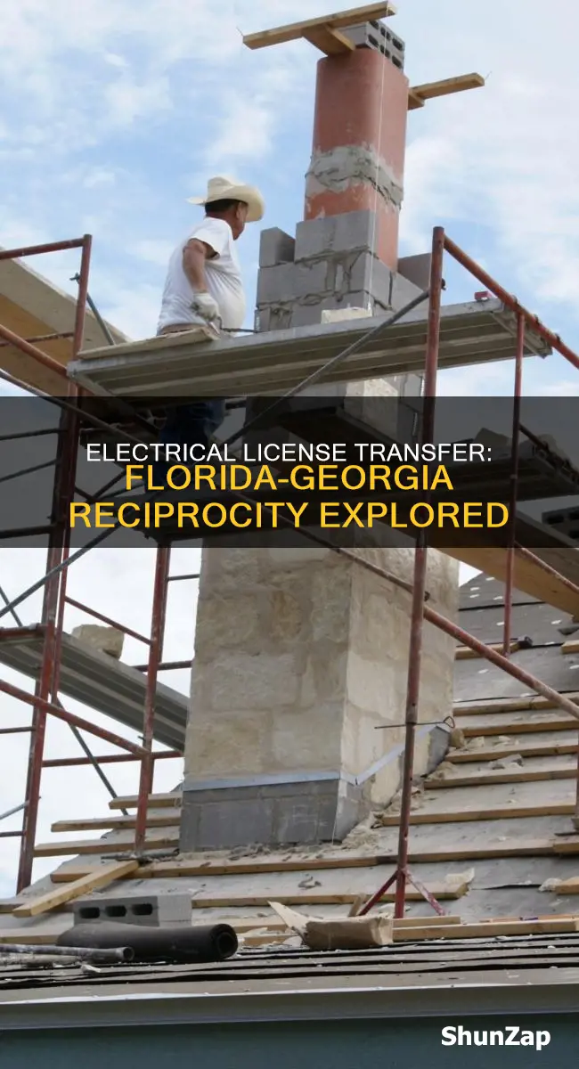 does florida reciprocat electrical license with georgia