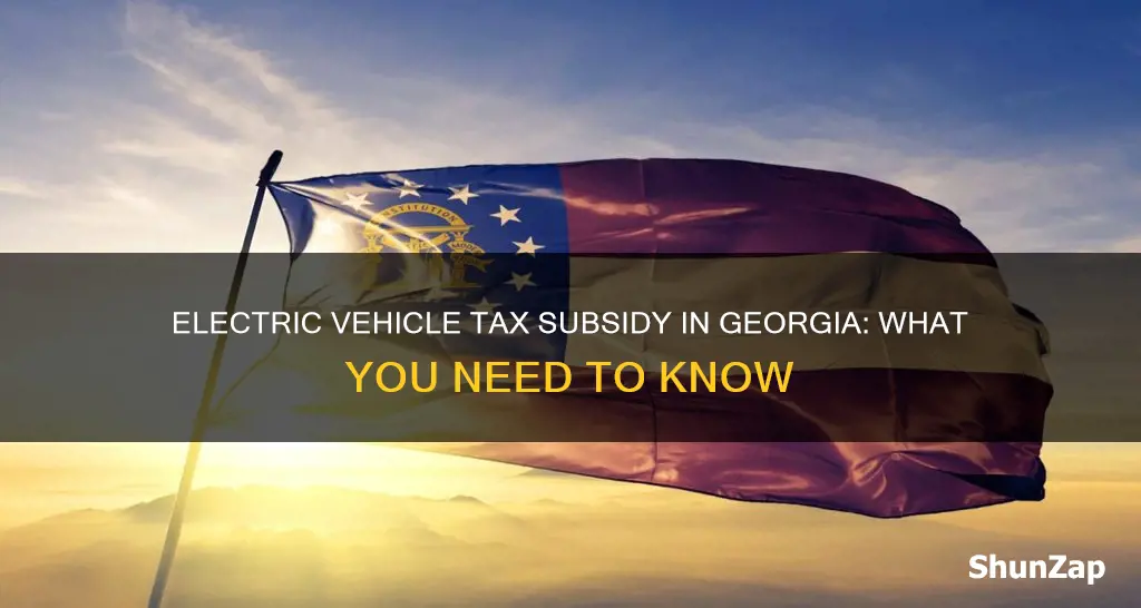 does ga have tax subsidy for electric vehicles