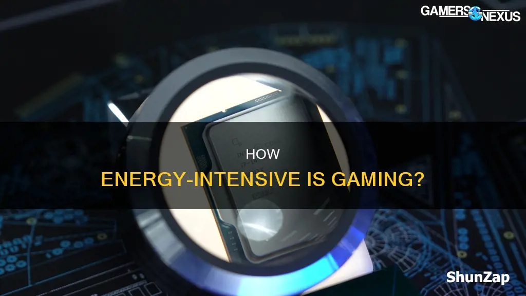 does gaming take a lot of electricity