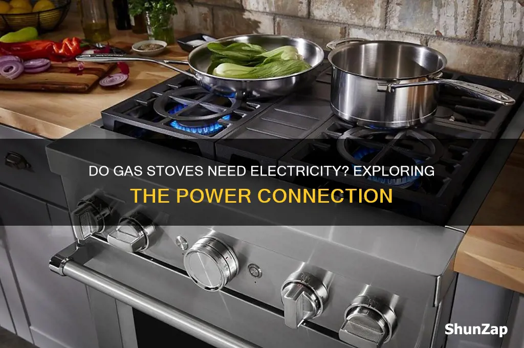 does gas stove use electricity