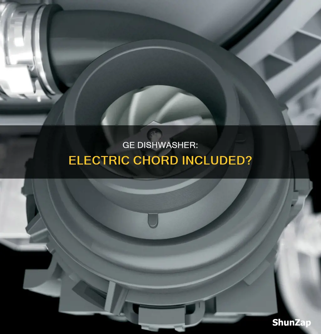 does ge dishwasher come with electric chord