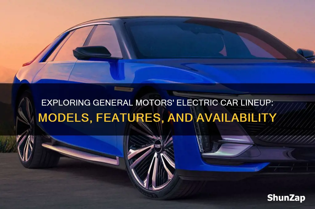 does general motors have an electric car