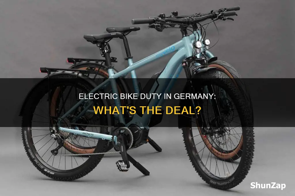 does germany have duty on electric bikes