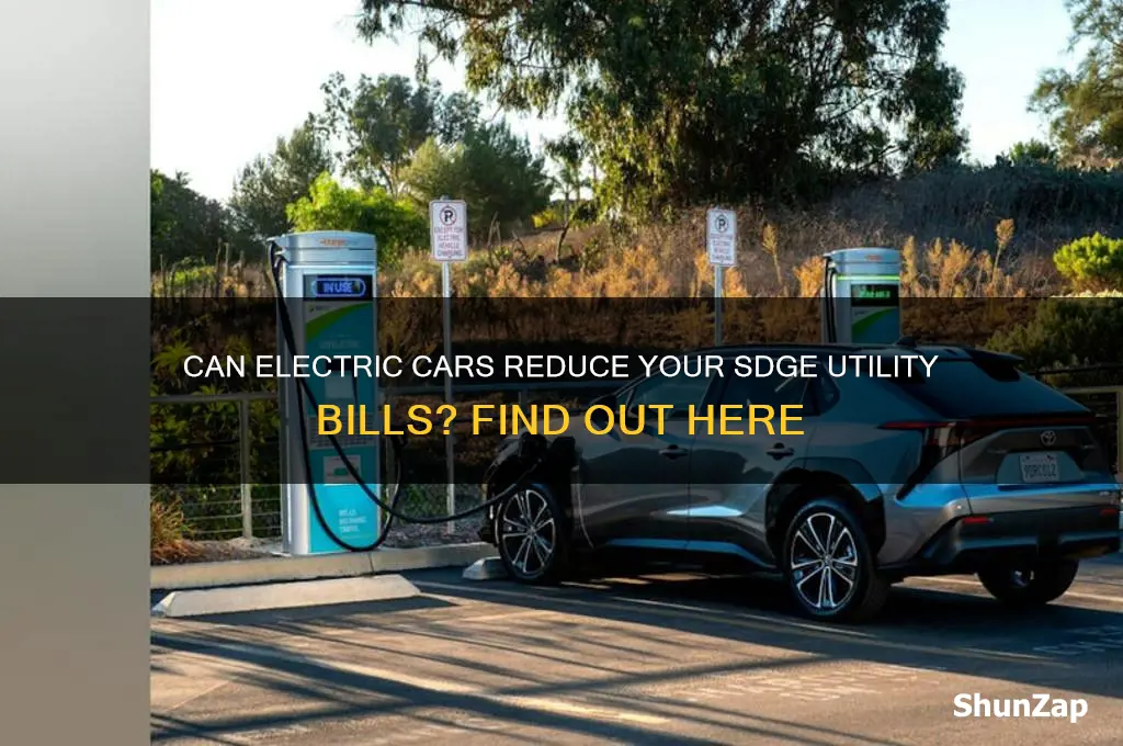 does getting an electric car lower your sdge utility rate