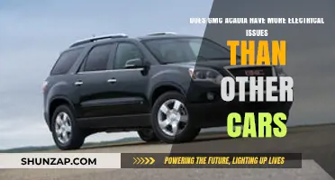 GMC Acadia Electrical Issues: Are They More Common Than Other Vehicles?