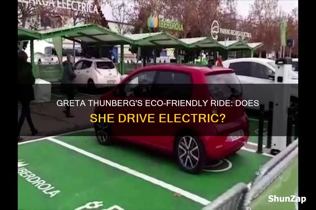 does greta thunberg drive an electric car