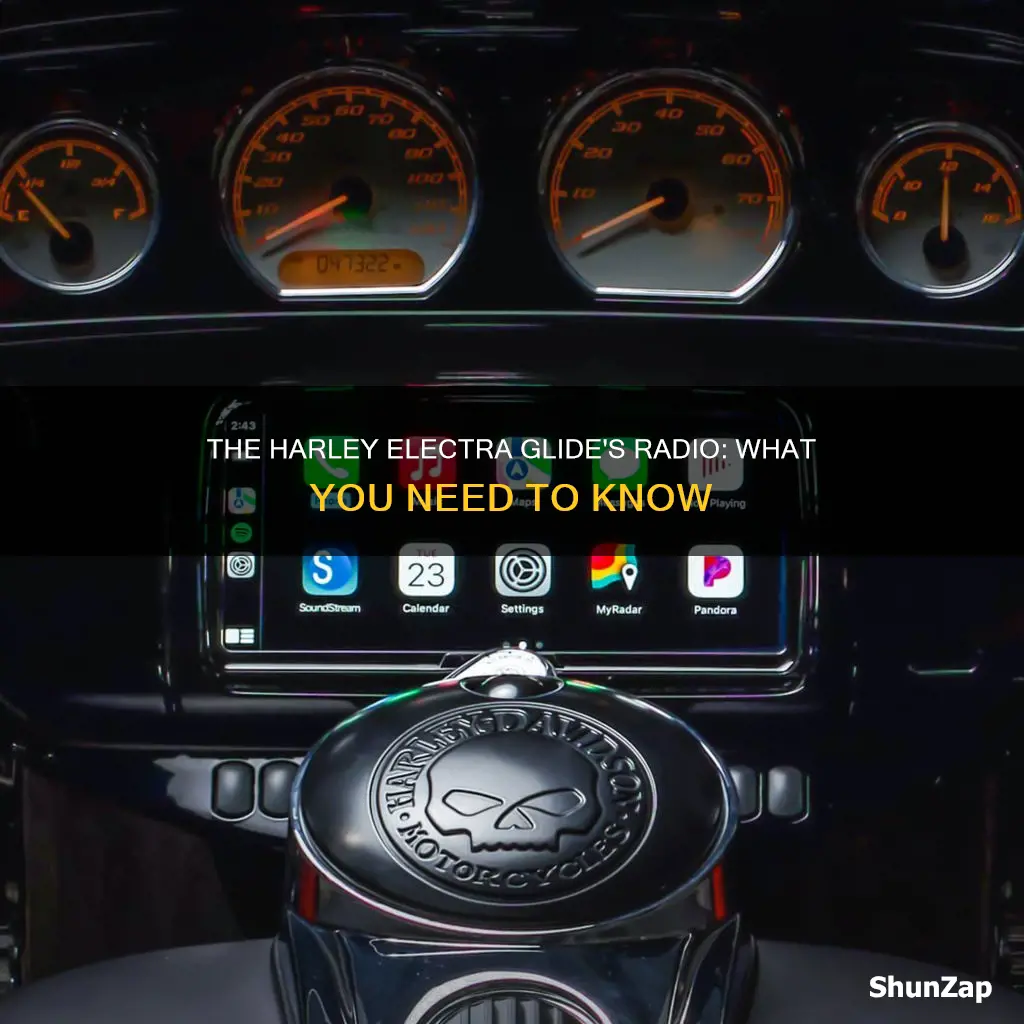 does harley electra glide have a radio