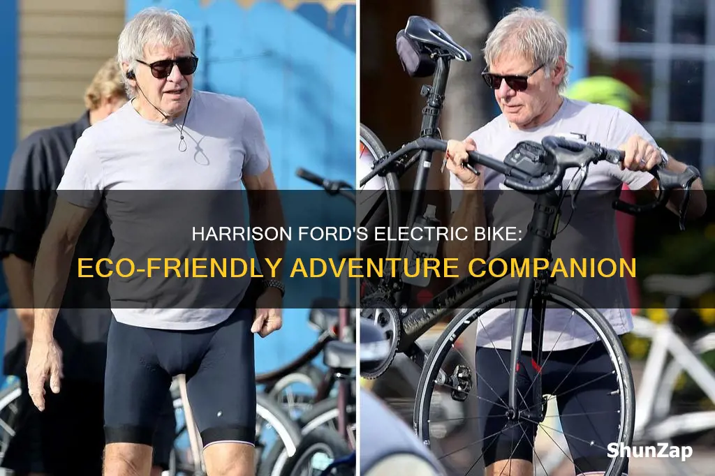 does harrison ford have an electric bike