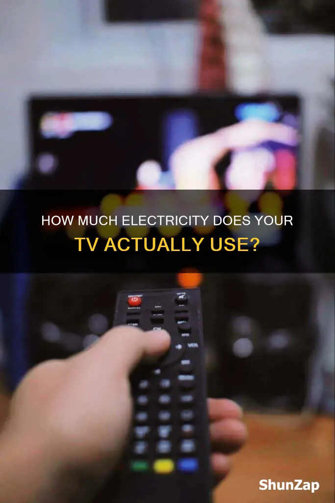 does having the tv on waste electricity